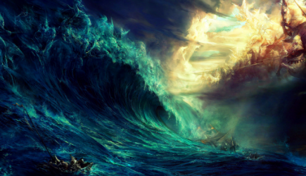 На небе война