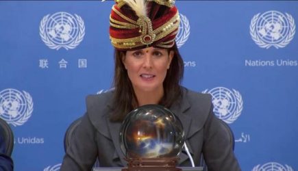 Никки Хейли неожиданно проявила экстрасенсорные способности и продемонстрировала дар ясновидения