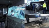 Украинский автобус столкнулся в Польше с четырьмя авто, есть раненые