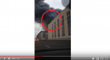 Опубликовано видео обрушения крыши &laquo;Ленты&raquo; при пожаре в Петербурге