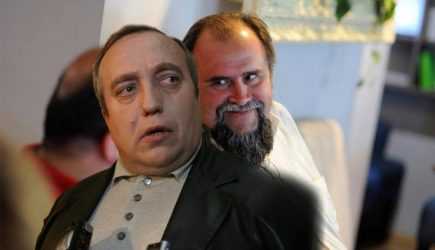 Украинского гостя оттаскали за бороду в эфире канала «Россия 1»