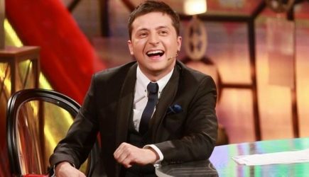 Кандидат в президенты Украины Зеленский захватил офис в центре Киева