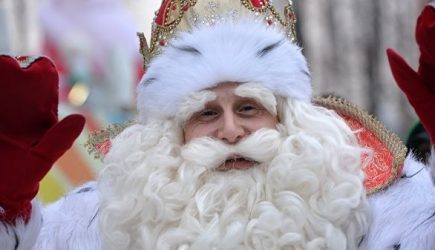Российский Дед Мороз стал жертвой западных санкций