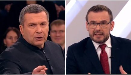 «Пшел вон отсюда»: Соловьев выгнал из студии оскорбившего его украинца Вакарова