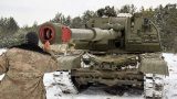 Украинские военные перебрасили в Донбасс САУ &laquo;Пион&raquo;