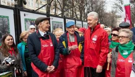 Собянин принял участие в общегородском субботнике