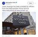 Скотленд-Ярд подтвердил арест Джулиана Ассанжа