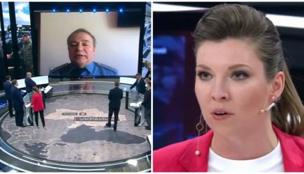 Скабеева загнала в тупик украинского генерала, пригрозившего РФ бьющими за Урал ракетами