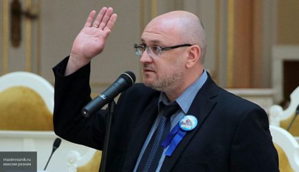 Возмущенные петербуржцы протестуют против любителя «кайфануть» Резника у здания ЗакСа