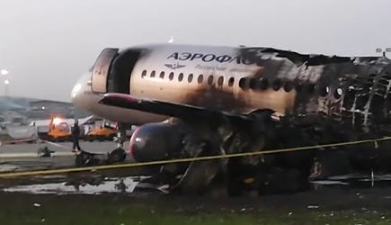 Экипаж сгоревшего в Шереметьево SSJ-100 нарушил инструкцию