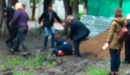 Мэр Омска упала в лужу