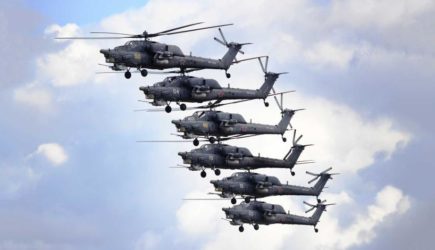 Россия закупает сотню «смертоносных вертушек»
