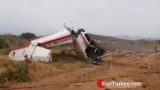 В Анталье один человек погиб при крушении учебного самолета
