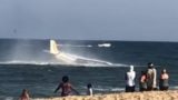Видео аварийной посадки самолета в океан в США появилось в Сети