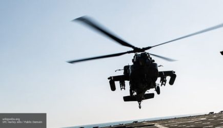 Советская «Оса» сбила американский вертолет «Апач»
