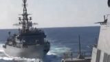 Военные США заявили, что российский корабль «агрессивно» догнал эсминец USS Farragut