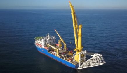 «Академик Черский» планирует «крымский маневр» на пути к «Северному потоку &ndash; 2»