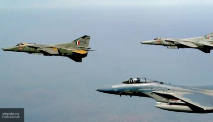 Самолет МиГ-29 индийских ВВС потерпел крушение у границ Пакистана