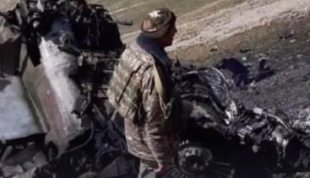 Азербайджан заявил, что сбил армянский штурмовик Су-25