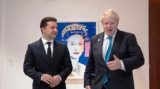 Конфуз Бориса Джонсона на встрече с Зеленским попал на видео