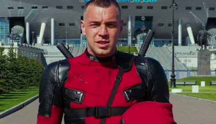 Дзюба объявил об уходе из &laquo;Зенита&raquo; в костюме Дэдпула