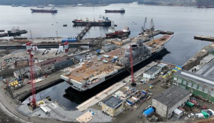 Российский &laquo;Адмирал Кузнецов&raquo; выйдет из дока