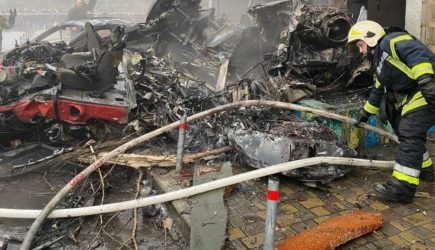 Упал вертолёт в Броварах