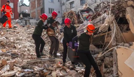 Землетрясение произошло на границе Сирии и Турции