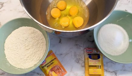 Рецепт ленивого бисквитного рулета