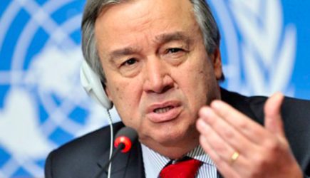 Гутерриш заявил, что в&nbsp;письме Путину сообщал о&nbsp;договоренности по&nbsp;подключению к&nbsp;SWIFT