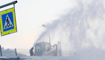 На Россию обрушился опасный снежный циклон