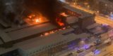 В Москве загорелся завод специализированных автомобилей