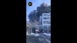 В Ростовской области горит Шахтинский полиэфирный завод, открывшийся прошлым летом