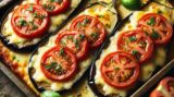 Запеченные баклажаны с сыром и помидорами &ndash; сытная закуска на Новый год