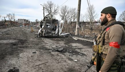 В «Ахмате» показали ставшую пророческой надпись на авто ВСУ