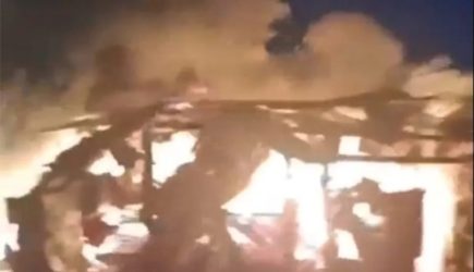 Пепелище у забора. «Искандер» ударил по заднему двору дома Зеленского