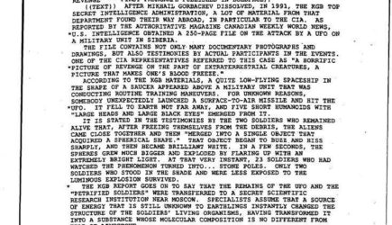 Солдаты погибли после встречи с&nbsp;инопланетным НЛО