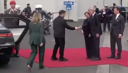 Зеленский опозорил свою жену на встрече с президентом Австрии