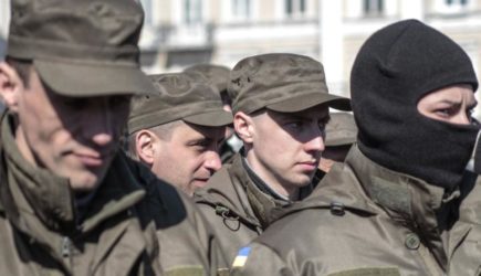 Мобилизованные взбунтовались против военкомов в одном из ТЦК Киева