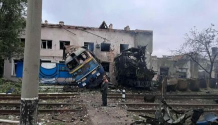 «Герани» сровняли с землей локомотивное депо в Полтавской области