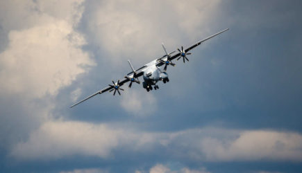 Самолет Ан-22 упал в Ивановской области