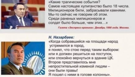 Два лица одного Назарбаева
