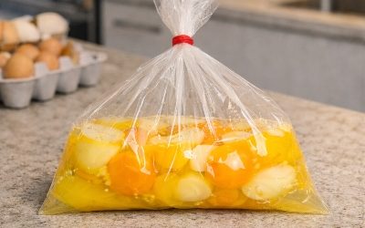 Свекровь рассказала, зачем бьет яйца в пакет: теперь делаю так же