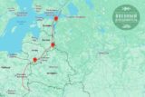 Военкоры составили карту пролета дронов ВСУ через страны Балтии для ударов по&nbsp;России