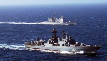 Британский флот сообщил о&nbsp;военном сопровождении российских судов в&nbsp;Ла-Манше