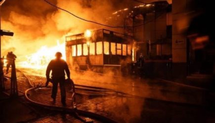 После ночных российских ударов в&nbsp;Киеве возник транспортный коллапс